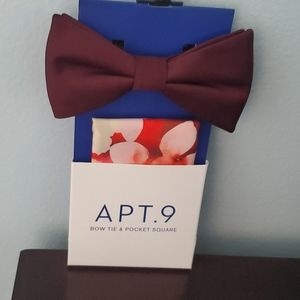 Bow tie and pocket square